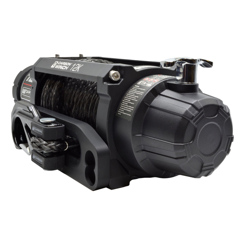 Load image into Gallery viewer, Carbon 12K V.3 12000lb Winch Black Hook Installers Combo Deal - CW-12KV3-COMBO1 6
