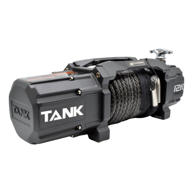Load image into Gallery viewer, Carbon Tank 12000lb 4x4 Winch Kit IP68 12V - CW-TK12 4
