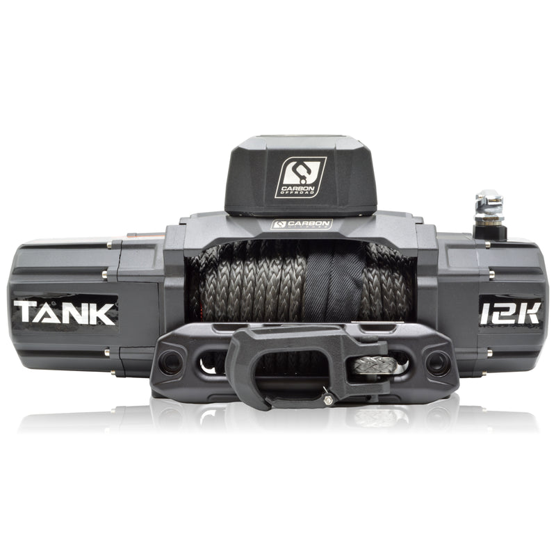 Load image into Gallery viewer, Carbon Tank 12000lb 4x4 Winch Kit IP68 12V - CW-TK12 3
