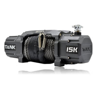 Thumbnail for Carbon Tank 12000lb 4x4 Winch Kit IP68 12V and Recovery Combo Deal - CW-TK12-COMBO2 8