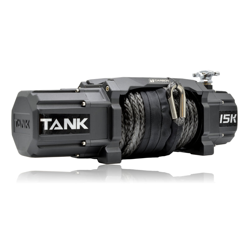 Load image into Gallery viewer, Carbon Tank 15000lb Large 4x4 Winch Kit IP68 12V - CW-TK15 9
