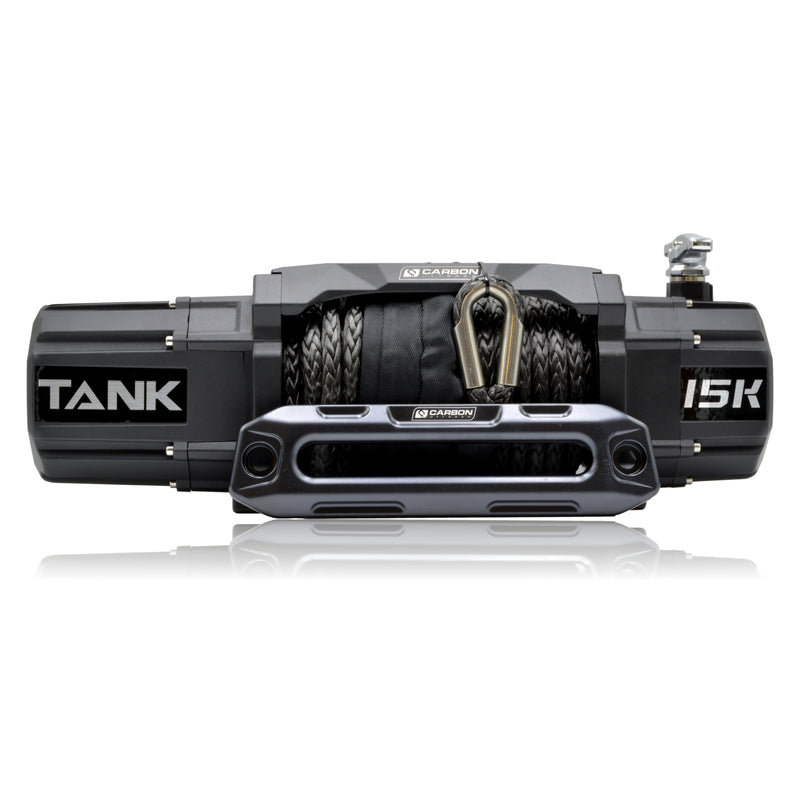 Load image into Gallery viewer, Carbon Tank 15000lb 4x4 Winch Kit IP68 12V and Recovery Combo Deal - CW-TK15-COMBO2 7
