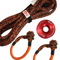 Thumbnail for Carbon 4m 14000kg Bridle Rope, 2 x Soft Shackle, Recovery Ring Combo Deal - CW-COMBO-0054-MFSS-RR10 4