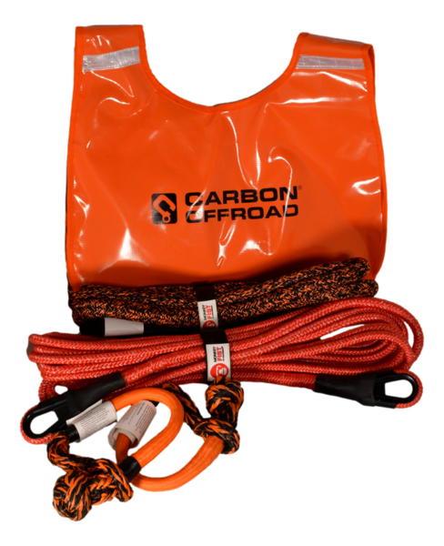 Load image into Gallery viewer, Carbon Offroad Gear Cube Premium Winch Kit - Large - CW-GCLPWK 3
