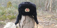 Thumbnail for Carbon Offroad Ruski Russian Winter Hat - Genuine RUSSIAN - CW-RH_B62 17
