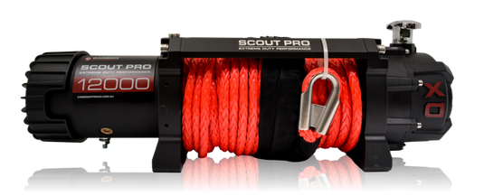 Carbon Scout Pro 12K Winch and Recovery Kit Combo - CW-XD12-COMBO7 3