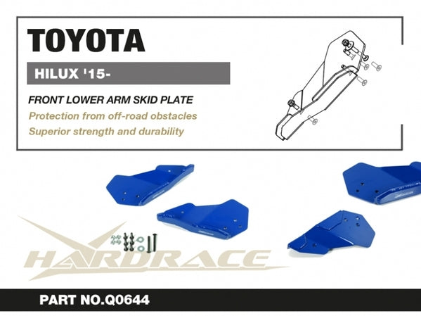Fits Toyota HILUX '15-/ FORTUNER '15- FRONT LOWER ARM SKID PLATE - Q0644 3