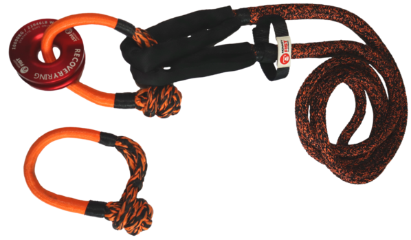 Load image into Gallery viewer, Carbon 4m 14000kg Bridle Rope, 2 x Soft Shackle, Recovery Ring Combo Deal - CW-COMBO-0054-MFSS-RR10 5
