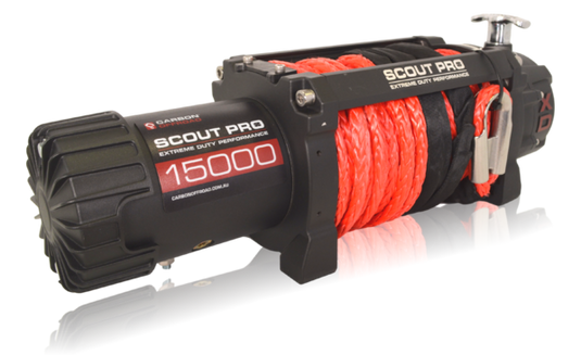 Carbon Scout Pro 15K Winch and Recovery Kit Combo - CW-XD15-COMBO6 3