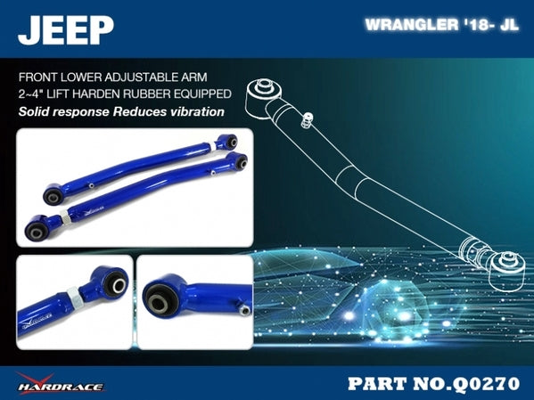 Load image into Gallery viewer, FRONT LOWER ADJUSTABLE ARM LIFT 2~4 INCHES JEEP, GLADIATOR, WRANGLER, WRANGLER UNLIMITE JL 18-PRESENT, JLU 18-PRESENT, JT 201 - Q0270 2
