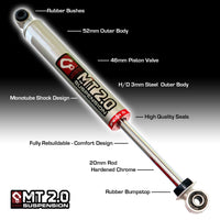 Thumbnail for MT2.0 Fits Toyota LC 78 79 Series Shock Kit 2-3 Inch - MT20-TOYOTA-78-79 5