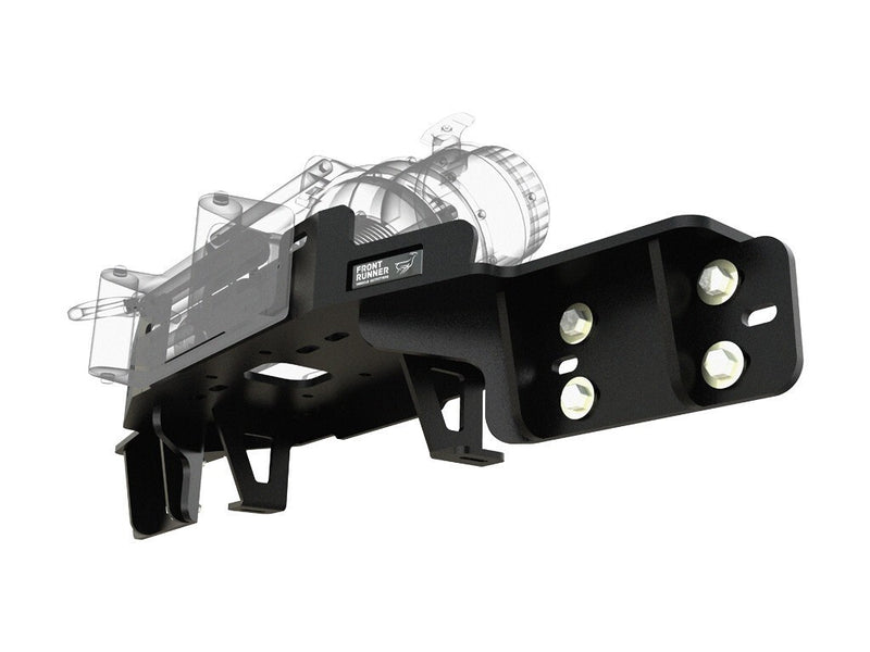Load image into Gallery viewer, Ford Ranger PX PX2 Hidden Winch Cradle in bumper mount - WPFR001 4
