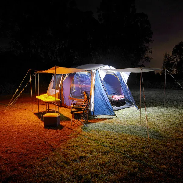 Load image into Gallery viewer, HARDKORR 2 BAR TRI-COLOUR LED CAMP LIGHT KIT - CAMPKITOW2D 7
