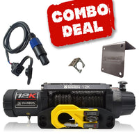 Thumbnail for Carbon 12K V.3 12000lb Winch Yellow Hook Installers Combo Deal - CW-12KV3Y-COMBO1 2