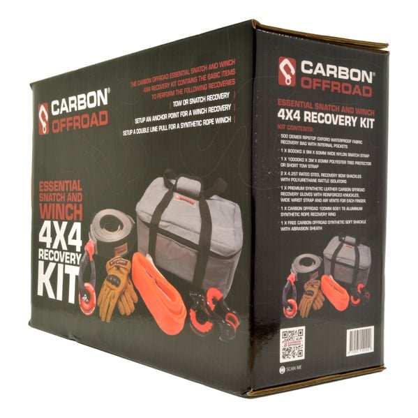 Load image into Gallery viewer, Carbon V.3 12000lb Winch Red Hook and Recovery Combo Deal - CW-12KV3R-COMBO2 9
