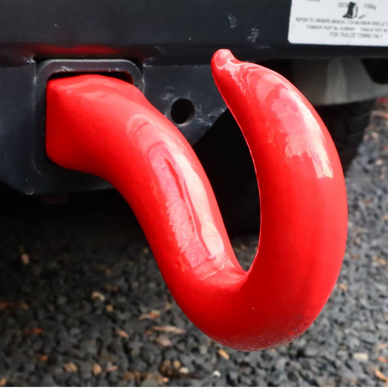 Load image into Gallery viewer, Carbon Shinbusta Forged Recovery Hook 8000kg - CW-REC-HOOK-RED 13

