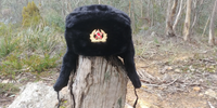 Thumbnail for Carbon Offroad Ruski Russian Winter Hat - Genuine RUSSIAN - CW-RH_B58 2
