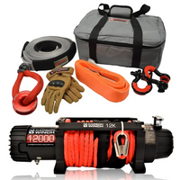 Thumbnail for Carbon Scout Pro 12K Winch and Recovery Kit Combo - CW-XD12-COMBO7 11