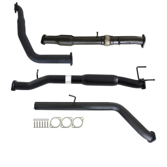 FORD RANGER PJ PK 2.5L & 3.0L AUTO 3" TURBO BACK CARBON OFFROAD EXHAUST WITH CAT & HOTDOG