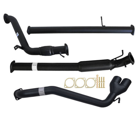 FORD RANGER PX 3.2L 9/2011 - 9/2016 3" TURBO BACK CARBON OFFROAD EXHAUST WITH HOTDOG ONLY SIDE EXIT TAILPIPE - FD240-HOS 2