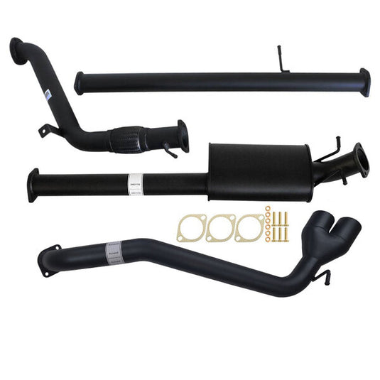 FORD RANGER PX 3.2L 9/2011 - 9/2016 3" TURBO BACK CARBON OFFROAD EXHAUST MUFFLER ONLY SIDE EXIT TAILPIPE - FD240-MOS 2