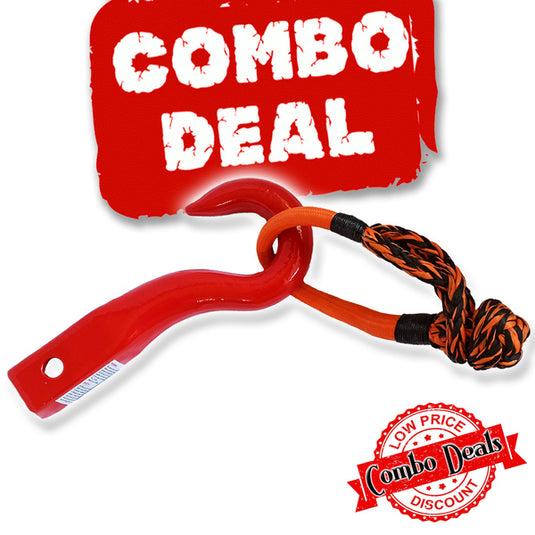 Carbon Recovery Hook and Soft Shackle Combo Deal - CW-COMBO-MFSS-RECHOOK 2