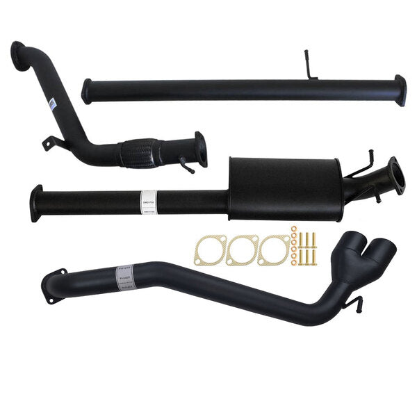 Load image into Gallery viewer, FORD RANGER PX 3.2L 9/2011 - 9/2016 3&quot; TURBO BACK CARBON OFFROAD EXHAUST MUFFLER ONLY SIDE EXIT TAILPIPE - FD240-MOS 3
