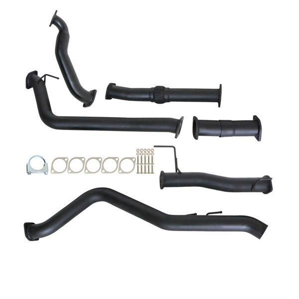 Load image into Gallery viewer, HOLDEN COLORADO RC 3.0L 4JJ1-TC 2008 - 2010 3&quot; TURBO BACK CARBON OFFROAD EXHAUST WITH PIPE ONLY - GM234-PO 2
