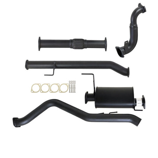 HOLDEN COLORADO RG 2.8L DURAMAX 6/2010 - 9/2016 3" TURBO BACK CARBON OFFROAD EXHAUST WITH MUFFLER NO CAT - GM237-MO 2