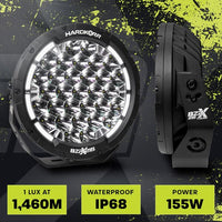 Thumbnail for HARDKORR BZR-X SERIES 9? LED DRIVING LIGHTS (PAIR W/HARNESS) - HKBZRX215 2