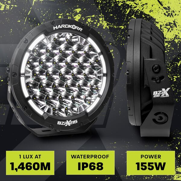 Load image into Gallery viewer, HARDKORR BZR-X SERIES 9? LED DRIVING LIGHTS (PAIR W/HARNESS) - HKBZRX215 2
