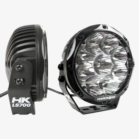 HARDKORR LIFESTYLE 7? LED DRIVING LIGHTS (PAIR W/HARNESS) - Carbon Offroad  Buy Now A$199.00