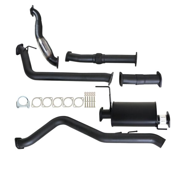 Load image into Gallery viewer, ISUZU D-MAX RC 3.0L 4JJ1-TC 2008 - 2010 3&quot; TURBO BACK CARBON OFFROAD EXHAUST WITH CAT AND MUFFLER - IZ243-MC 2
