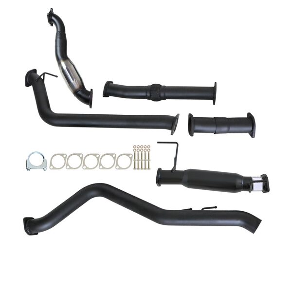 Load image into Gallery viewer, ISUZU D-MAX RC 3.0L 4JJ1-TC 5/2010 - 5/2012 3&quot; TURBO BACK CARBON OFFROAD EXHAUST WITH CAT &amp; HOTDOG - IZ244-HC 2

