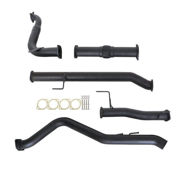 Load image into Gallery viewer, ISUZU D-MAX TF 3.0L 4JJ1-TCX 6/2010 - 9/2016 3&quot; TURBO BACK CARBON OFFROAD EXHAUST WITH PIPE ONLY - IZ251-PO 2
