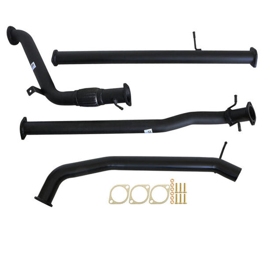 MAZDA BT-50 UP, UR 3.2L 2011 - 9/2016 3" TURBO BACK CARBON OFFROAD EXHAUST WITH PIPE ONLY - MZ248-PO 2