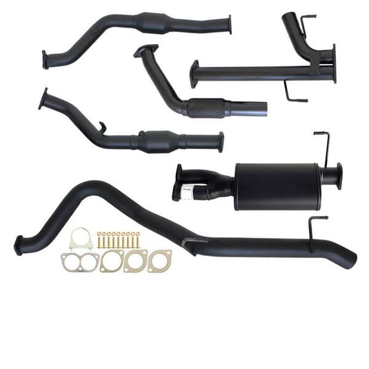 Fits Toyota LANDCRUISER 200 SERIES 4.5L 1VD-FTV 07 -10/2015 3" TURBO BACK CARBON OFFROAD EXHAUST WITH CAT & MUFFLER - TY232-MC 2