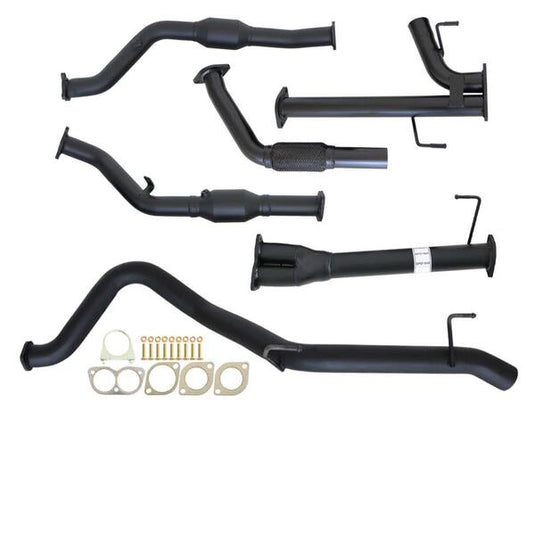 Fits Toyota LANDCRUISER 200 SERIES 4.5L 1VD-FTV 07 -10/2015 3" TURBO BACK CARBON OFFROAD EXHAUST WITH CAT & PIPE - TY232-PC 2