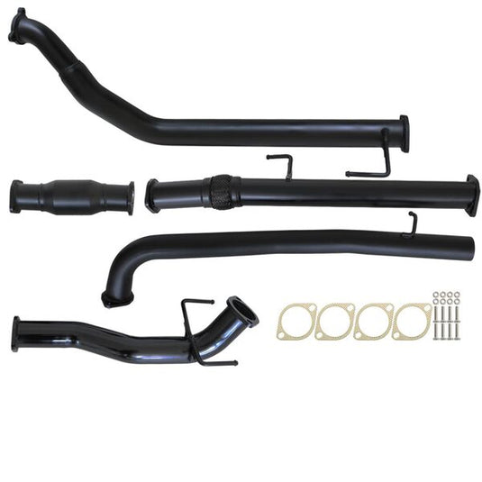 Fits Toyota HILUX KUN16/26 3L 1KD-FTV D4D 2005 - 9/2015 3" TURBO BACK CARBON OFFROAD EXHAUST WITH CAT & PIPE - TY233-PC 2
