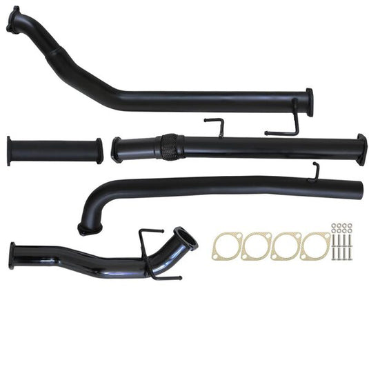 Fits Toyota HILUX KUN16/26 3L 1KD-FTV D4D 2005 - 9/2015 3" TURBO BACK CARBON OFFROAD EXHAUST WITH PIPE ONLY - TY233-PO 2
