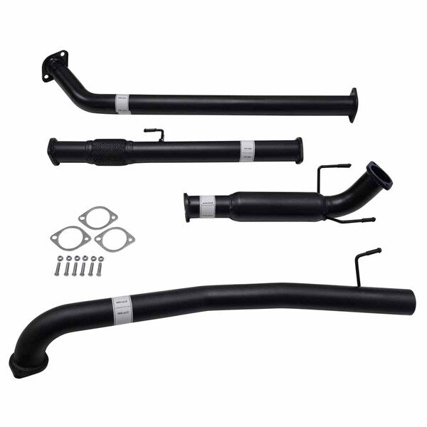 Fits Toyota HILUX GUN122/125R 2.4L 2GD-FTVTD 2017>3" #DPF# BACK CARBON OFFROAD EXHAUST WITH HOTDOG ONLY - TY257-HO 2