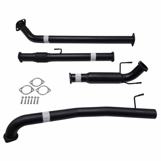 Fits Toyota HILUX GUN122/125R 2.4L 2GD-FTVTD 2017>3" #DPF# BACK CARBON OFFROAD EXHAUST WITH HOTDOG ONLY