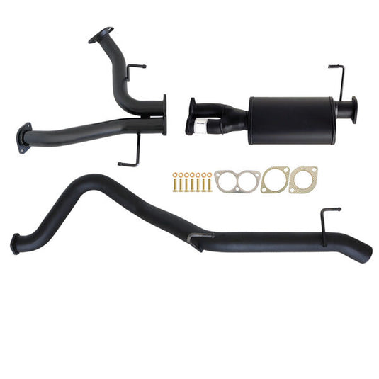 Fits Toyota LANDCRUISER 200 SERIES 4.5L 1VD-FTV 10/2015>3" # DPF BACK # CARBON OFFROAD EXHAUST WITH MUFFLER