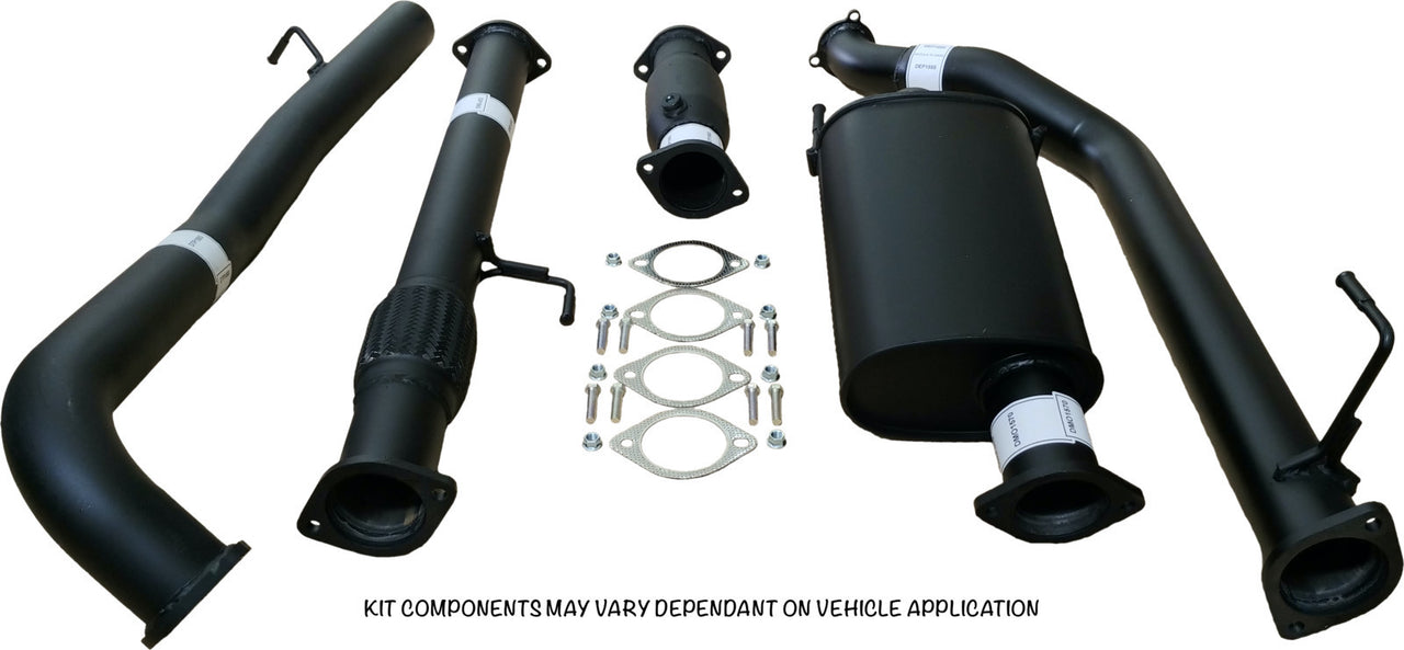 Fits Toyota LANDCRUISER 200 SERIES 4.5L 1VD-FTV 10/2015>3" # DPF BACK # CARBON OFFROAD EXHAUST WITH PIPE ONLY + Spare Muffler replacement section - TY260-PO_PLUS_MUFFLER 2