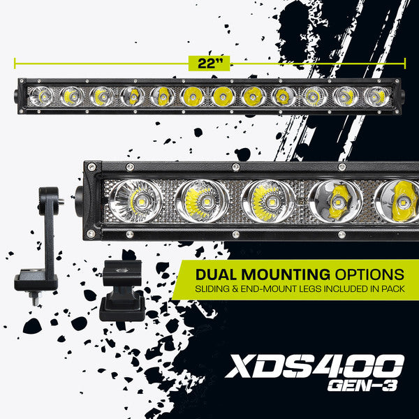 Load image into Gallery viewer, HARDKORR XD-GEN3 SERIES 22? SINGLE ROW LED LIGHT BAR - XDS400-G3 2
