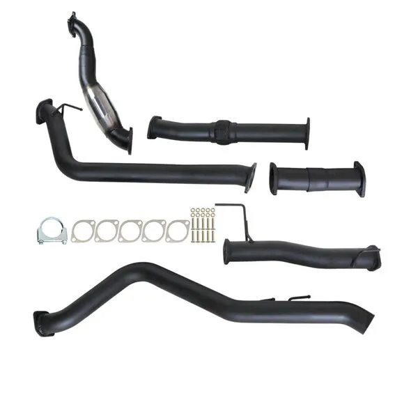 Load image into Gallery viewer, HOLDEN COLORADO RC 3.0L 4JJ1-TC 2008 - 2010 3&quot; TURBO BACK CARBON OFFROAD EXHAUST CAT &amp; NO MUFFLER - GM234-PC 3
