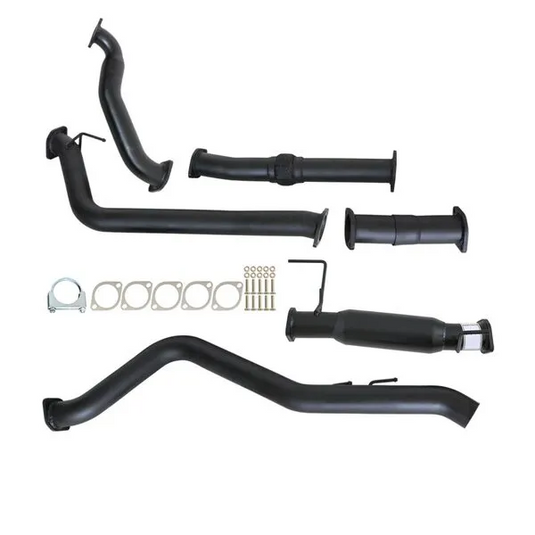HOLDEN RODEO RA 3.0L 4JJ1-TC 1/2007 - 12/2008 3" TURBO BACK CARBON OFFROAD EXHAUST WITH HOTDOG NO CAT - GM236-HO 3