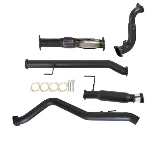 HOLDEN COLORADO RG 2.8L DURAMAX 6/2010 - 9/2016 3" TURBO BACK CARBON OFFROAD EXHAUST WITH CAT & HOTDOG - GM237-HC 3