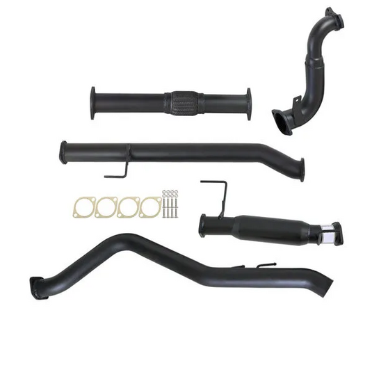 HOLDEN COLORADO RG 2.8L DURAMAX 6/2010 - 9/2016 3" TURBO BACK CARBON OFFROAD EXHAUST WITH HOTDOG NO CAT - GM237-HO 3