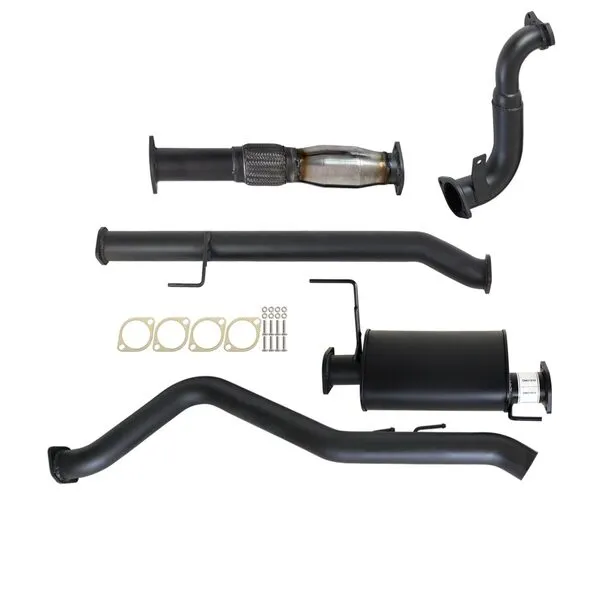 Load image into Gallery viewer, HOLDEN COLORADO RG 2.8L DURAMAX 6/2010 - 9/2016 3&quot; TURBO BACK CARBON OFFROAD EXHAUST WITH CAT &amp; MUFFLER - GM237-MC 3
